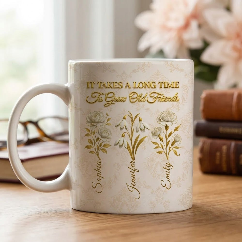 My Vintage Friend - Personalized Custom Coffee Mug