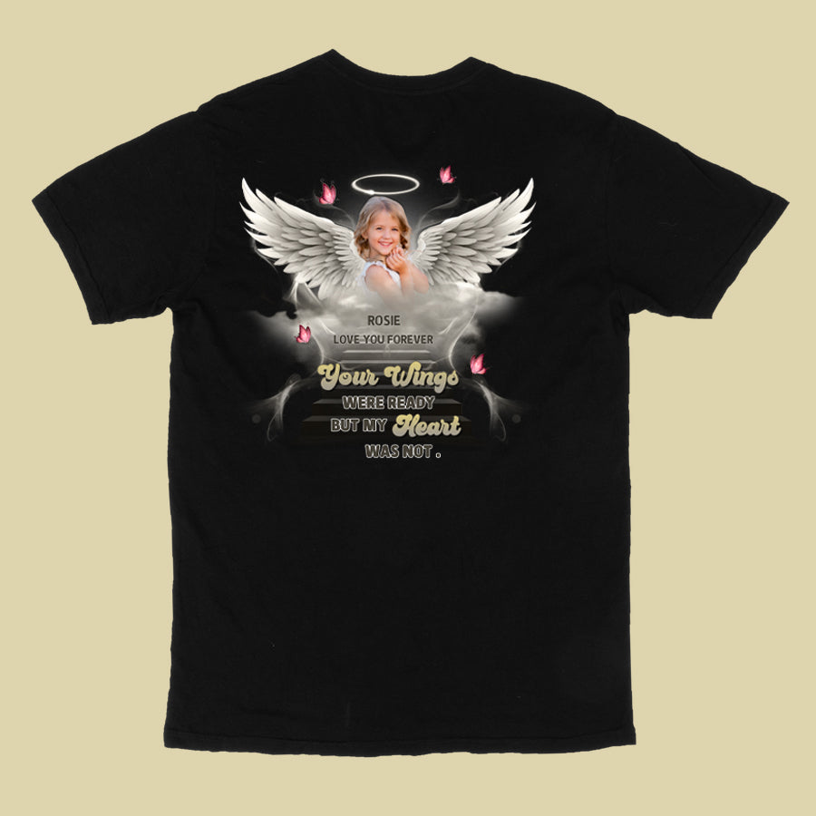 Custom Photo Always In My Heart - Memorial Personalized Custom Unisex T-shirt, Hoodie, Sweatshirt - Sympathy Gift For Family Members