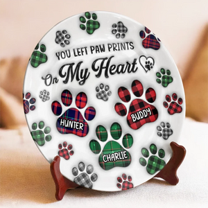 Until We Meet Again, My Sweet Friend - Memorial Personalized Custom 3D Inflated Effect Printed Ceramic Plate