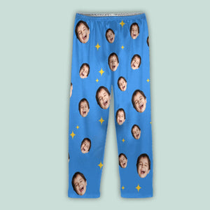 Custom Children Photo For Dad And Mom Pajamas