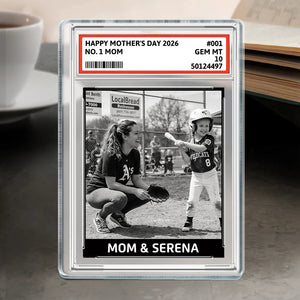 Custom Photo Baseball Gift Family Dream Team - Personalized Custom Shaped Acrylic Plaque