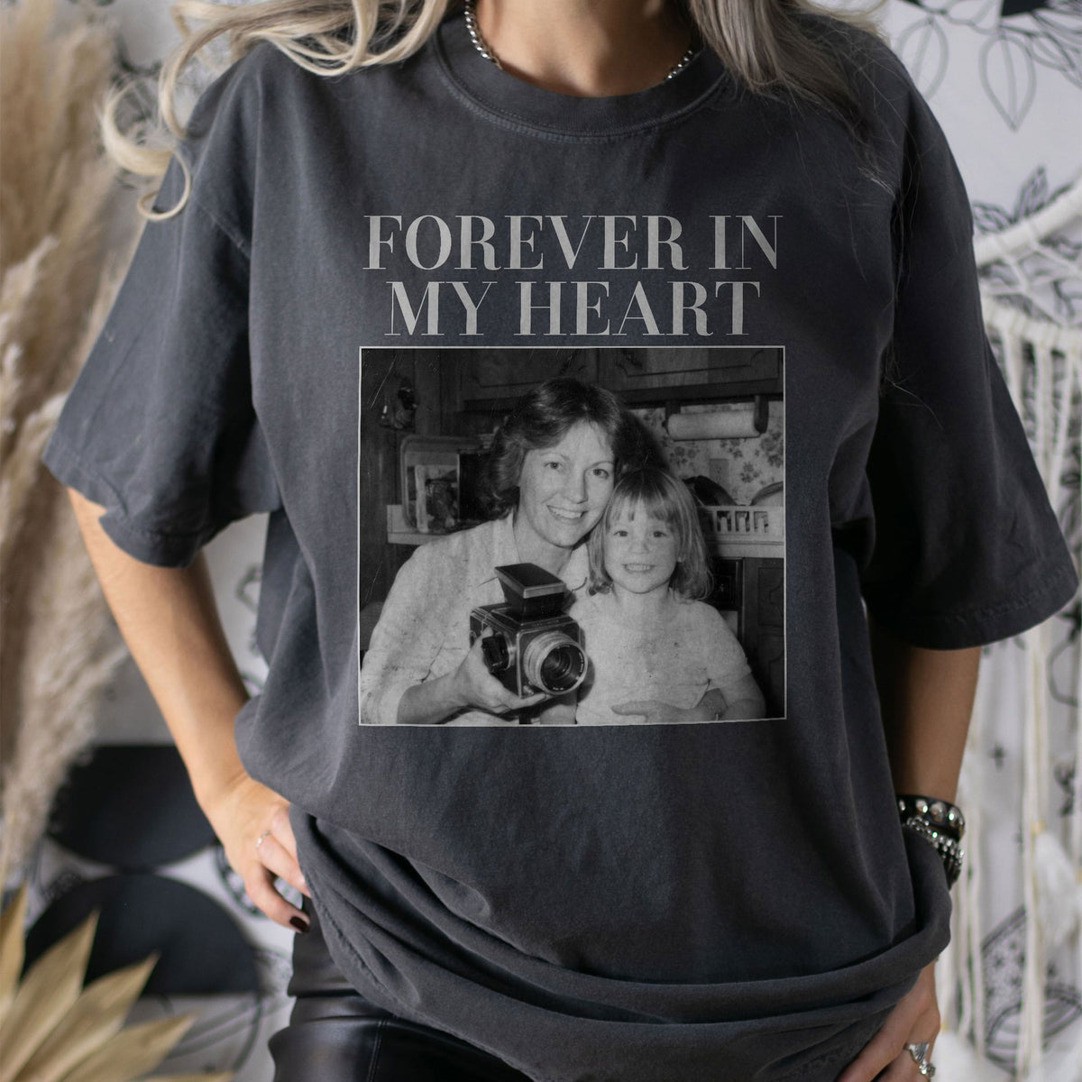 Forever In My Heart - Personalized Photo T-Shirt