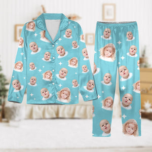 Custom Children Photo For Dad And Mom Pajamas