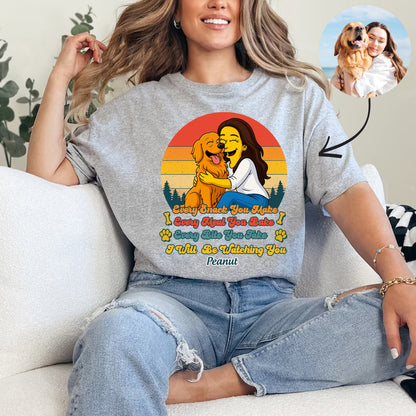 Every Snack You Make Every Meal You Bake (We'll) Be Watching You Shirt Personalized Dog Shirt Simpsonize Dog Shirt Dog Mom Shirt Dog Dad Shirt