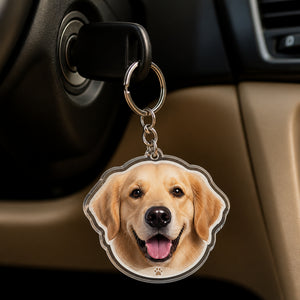 Custom Pet Face Acrylic Keychain – Photo Cutout with Glossy Nose Highlight - Personalized Acrylic Keychain bb34180f-278a-4fe4-aa3e-f1341a25b1fc.jpg