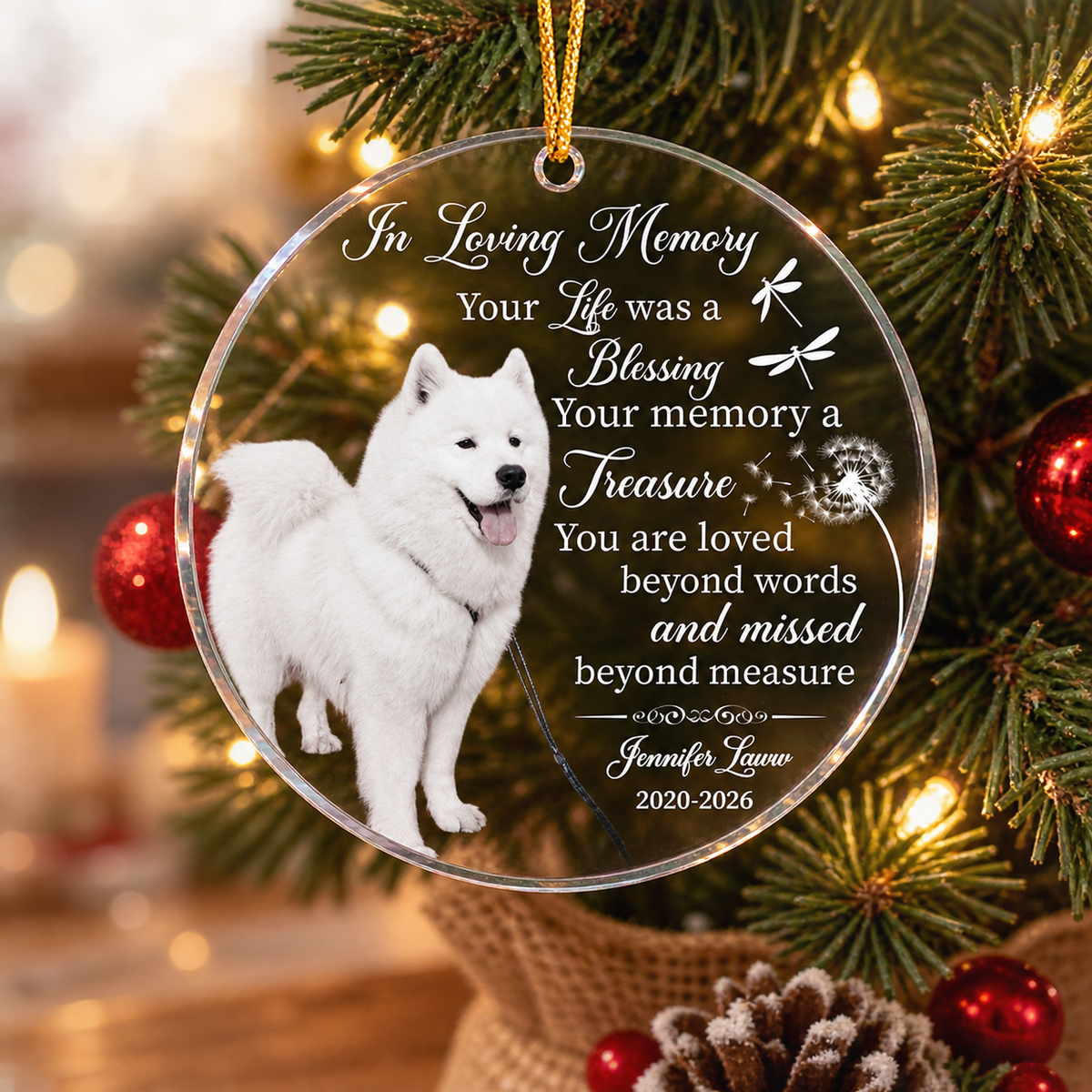 Your Life Was A Blessing Your Memory A Treasure - Personalized Acrylic Photo Ornament bb5d833c-401f-429a-af11-247855632c5d-t-i-xu-ng-42-.png