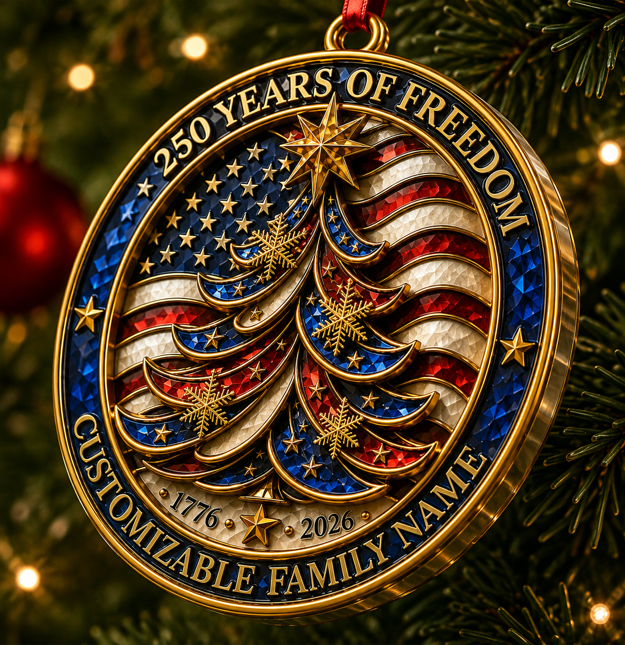 America 250 Ornament 2026 Ornament - Patriotic Family Ornament - Real 3D Raised Ornament bb63bcd1-343a-4a8c-9033-baf7c938bf32-6b580dbd-4caa-4a34-90ed-089f87e7ac54.png