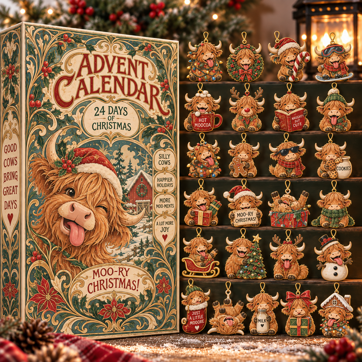 Highland Cow Christmas Advent Calendar 2026 – 24 Acrylic Hanging Charms, Funny Cow Holiday Countdown Gift bb68eb5c-a1b2-495f-bb0d-8975a1613625-m-i-1.png