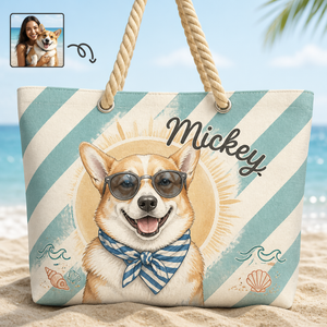 Custom Beach Tote – Watercolor Pet Portrait with Shades - Personalized AOP Tote bba2060f-6ddb-49f8-b2b3-b5a04a4503bc.png