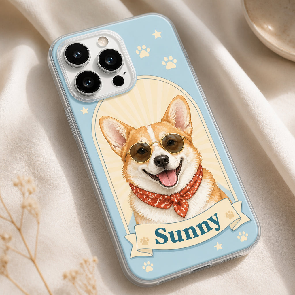Retro Arch Custom Pet Portrait Phone Case - Personalized Phonecase bbaa7686-2f15-4f7d-8eb2-1ecfac1bcb0f.jpg
