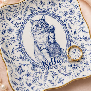 Custom Pet Portrait Jewelry Plate – Vintage Botanical Cameo - Personalized Jewelry Plate bbaf496b-c9da-412f-897b-5e1427e60af0.jpg