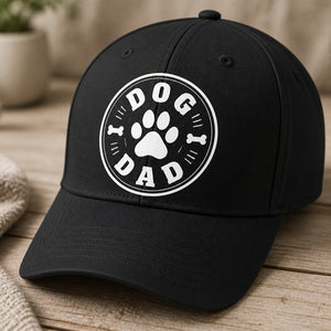 Dog Dad Paw Badge Printed Cap - Printed Cap bbb38c43-aa90-418e-b982-9a0df2a2e143.jpg