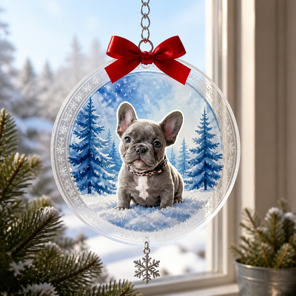 Personalized Pet Snow-Globe Bauble Ornament - Personalized 1 Layered Suncatcher with Charm bbbf4aaa-cf51-40f1-8339-7ecf630d9552.jpg