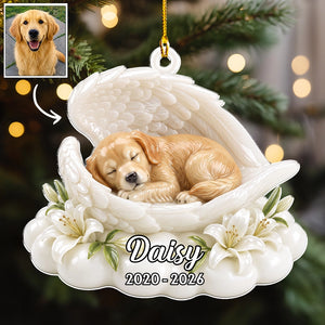 My Angel Wings Custom Pet's Photo - Personalized 3D Real Raised Ornament - Memorial Pet Gift bbd1608e-64ba-48f5-9786-48552a23abd3-1.webp