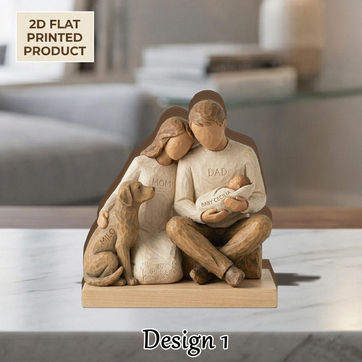 Personalized Family Keepsake 2D FLAT Wooden Block, Mom Dad Gift, Parent Keepsake, Custom Wood Carving, Mother Day Father Day Decor bbdc9e55-edbf-4aa3-bd7b-d8744d460716-7.jpg