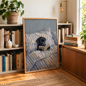 Custom Dog Reading in Bed Painting, Personalized Pet Portrait From Photo, Gift For Friends bbf550e7-bbf6-4067-83b9-7e3e982bffe5-Ch-ch-c-s-ch-trong-khung-g-2.png