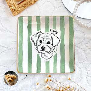 Custom Pet Portrait Jewelry Dish, Dog Line Art Ring Holder, Personalized Pet Memorial Gift, Dog Mom Birthday, Cat Lover Trinket Tray Ceramic bbfd296f-7fef-40c3-a297-5e08f33e5e4f-5.jpg