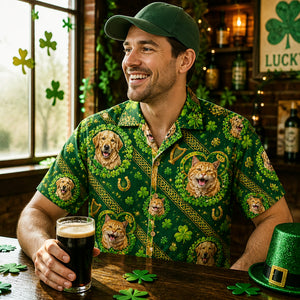 Custom St. Patrick's Day Pet Photo Hawaiian Shirt – Shamrocks & Gold - Personalized Hawaiian Shirt bc20075a-20f1-42ba-8d24-87e3f9ab1e86.jpg