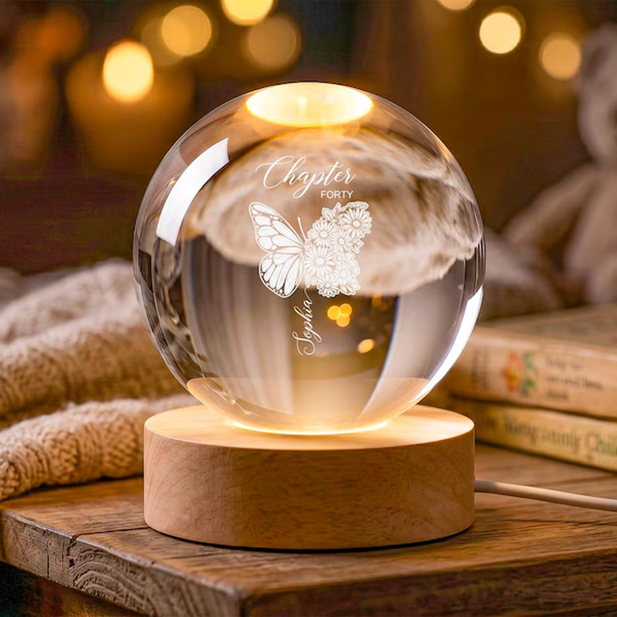 Personalized Birthday Butterfly Crystal Ball Night Light, Custom Name & Birth Flower, Chapter Forty Gift for Her, Milestone Birthday Keepsake For Hers bc2c16af-19f3-4f97-859c-023e59832b03-mockup_07_1x1.png