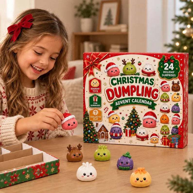 Dumpling Squishy Advent Calendar, 24 Day Christmas Countdown, Mini Squishy Fidget Toys, Kids Christmas Gift, Stocking Stuffer, Holiday Gift bc373afc-76f7-4a4e-ab4f-54158b9a2f6e-vcv-4-.webp