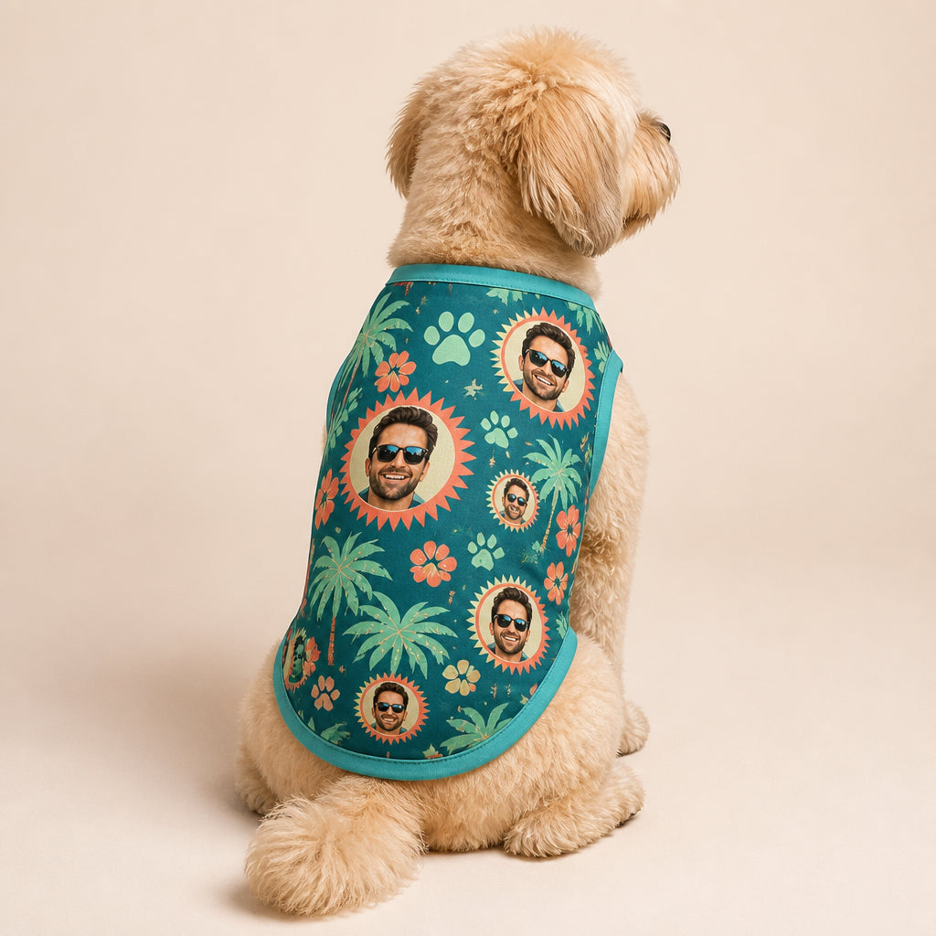 Custom Face Tropical Pet Tank – Summer Pattern - Personalized 3D V-neck Sleeveless Pet Suit bc5a2696-6eab-46cf-b93e-f21b763ebb39.jpg