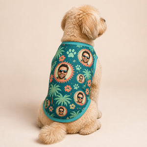 Custom Face Tropical Pet Tank – Summer Pattern - Personalized 3D V-neck Sleeveless Pet Suit bc5a2696-6eab-46cf-b93e-f21b763ebb39.jpg