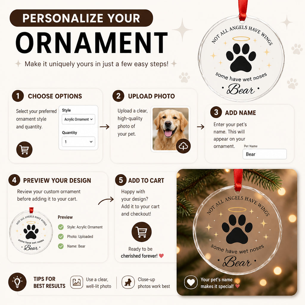 Not All Angels Have Wings Pet Memorial - Transparent Acrylic Ornament (Personalized Name) - Personalized Transparent Acrylic Ornament bc6d207a-1ba3-4662-89f4-e087c87cbadc.jpg
