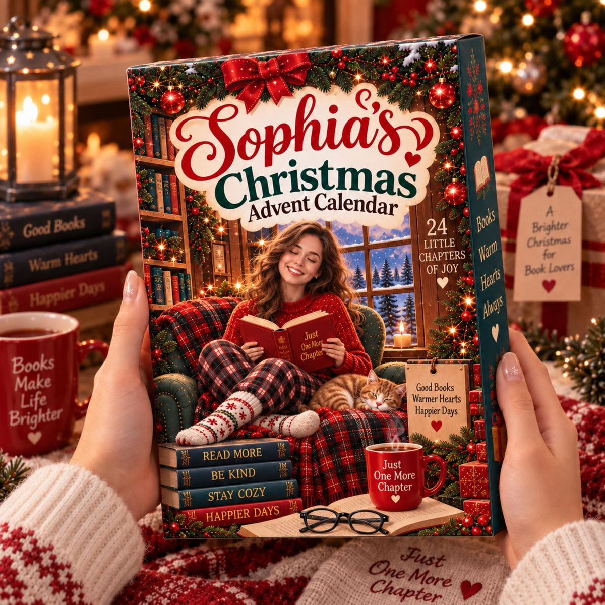 Personalized Book Lover Advent Calendar, Custom Name & Photo, 24 Bookish Acrylic Charms, Christmas Countdown bc87556c-2b6c-45ba-bb11-edf12f121217-il_fullxfull.8607107263_o1ml.jpg