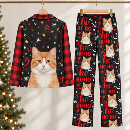 Christmas Pajamas - Personalized Photo Women's Pajamas Set - Plaid Pattern bc899659-6973-4a05-9238-c56711f0f166--ng-m-o-cam-h-a-ti-t-Noel.png