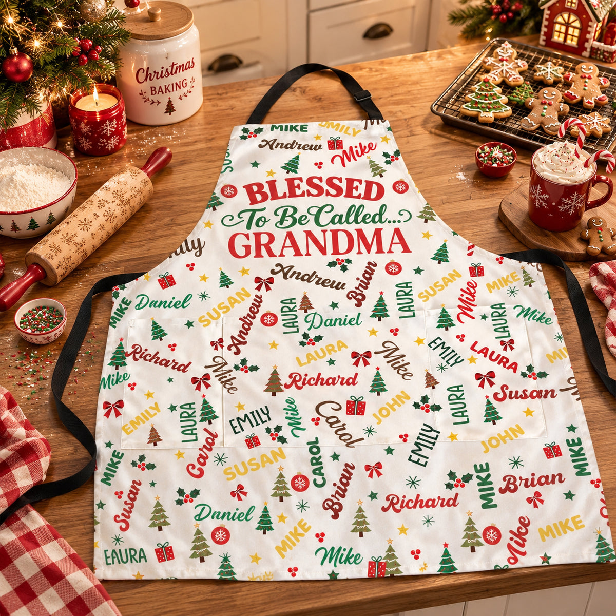 Blessed To Be Called Grandma Mom - Personalized Apron bc953c4c-85df-4d33-8ac8-f2f047dd924e-Banner-3.jpg