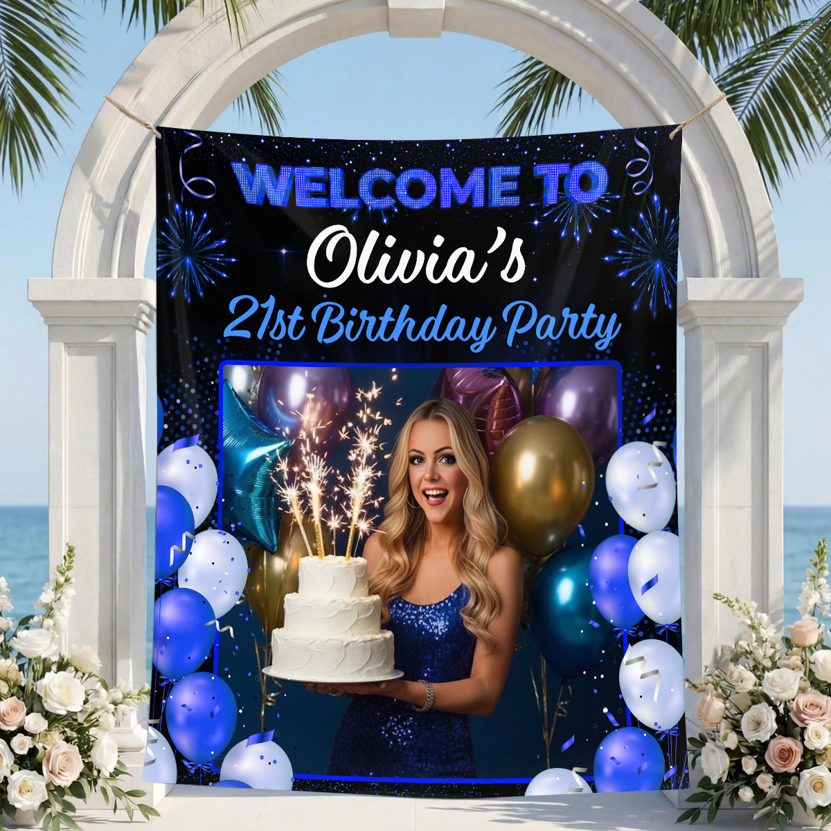 Welcome To My Birthday Party - Personalized Birthday Backdrop, Custom Birthday Party Decorations bc9ccb6f-11c0-44f1-9729-68e98349a1d5-1.png
