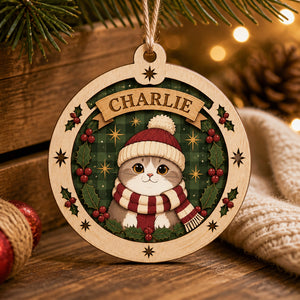 Personalized Cat Name Layered Wood Ornament – Cozy Scarf Edition - Personalized 3-Layered Wood Ornament bc9e025f-ce75-4e72-803c-51aeb602bc28.jpg