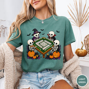 Comfort Colors Halloween Mahjong Shirt, Halloween Skeleton Mahjong Tee, Mahjong Lover Shirt, Mahjong Lover Gift, Funny Mahjong Lover Shirt bca94e60-92e0-4156-a19e-d17a96de1b6b-6.jpg