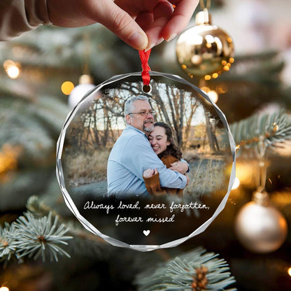 Custom Photo Memorial Christmas Ornament, Remembrance Gift, Personalized Memorial Keepsake, Loss Of Loved One Gifts, Sympathy Gift bcc6fe4b-9a93-40b1-83ed-0991d49aeba5-5.jpg
