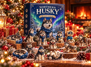 Husky Advent Calendar 2026, 24 2D Acrylic Dog Ornaments, Winter Wonderland Christmas Decor, Dog Lover Gift bcd35be6-ae91-4230-b356-50781be7d55b-il_1588xN.8597564766_66ld.jpg
