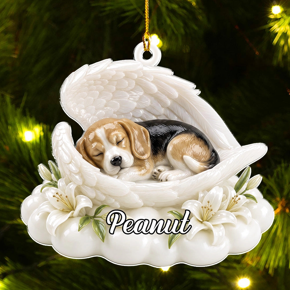 My Angel Wings Custom Pet's Photo - Personalized 3D Real Raised Ornament - Memorial Pet Gift bcec7c03-bd09-48d2-9720-9069f1010528-3.webp