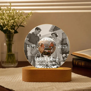 Personalized Then and Now Photo Night Light, 50th Anniversary Gift, Golden Wedding Keepsake, Anniversary Gift for Parents, Grandparents Gift bcefa634-30fc-400f-abd1-bc42af29927a-fffg-1-.webp
