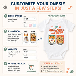 My Siblings Have Paws – Custom Pet Portrait Baby Onesie - Personalized Baby Onesie With Color bcf86c28-5b0e-4b56-9903-3f90a890ff5c.jpg