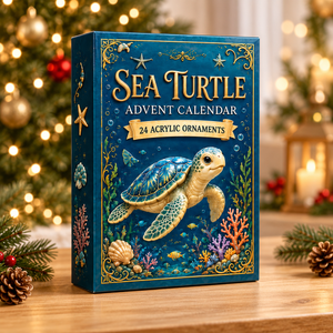 A Year Of Sea Turtle Advent Calendar 2026 - 24-Day Festive Countdown, Acrylic Charms Blind Box - Gift For Sea Turtle Lovers bd024f1c-9131-4ab2-8130-0ccd35ef1407-sea-turtle-box.png