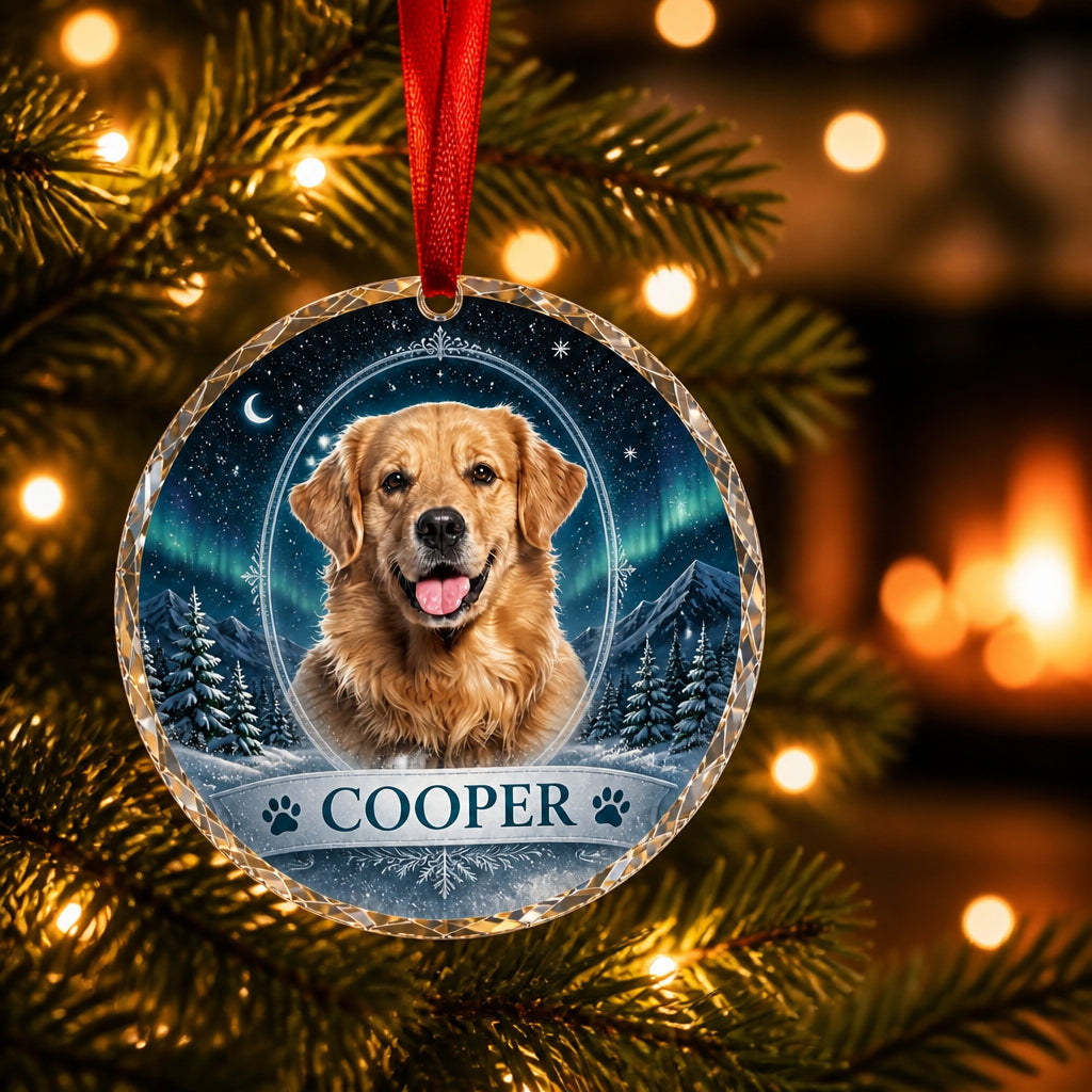 Custom Pet Photo Crystal Ornament – Winter Night Cameo - Personalized Crystal Ornament bd2ddeeb-8fe8-4c95-900d-f1a7d356ba12.jpg