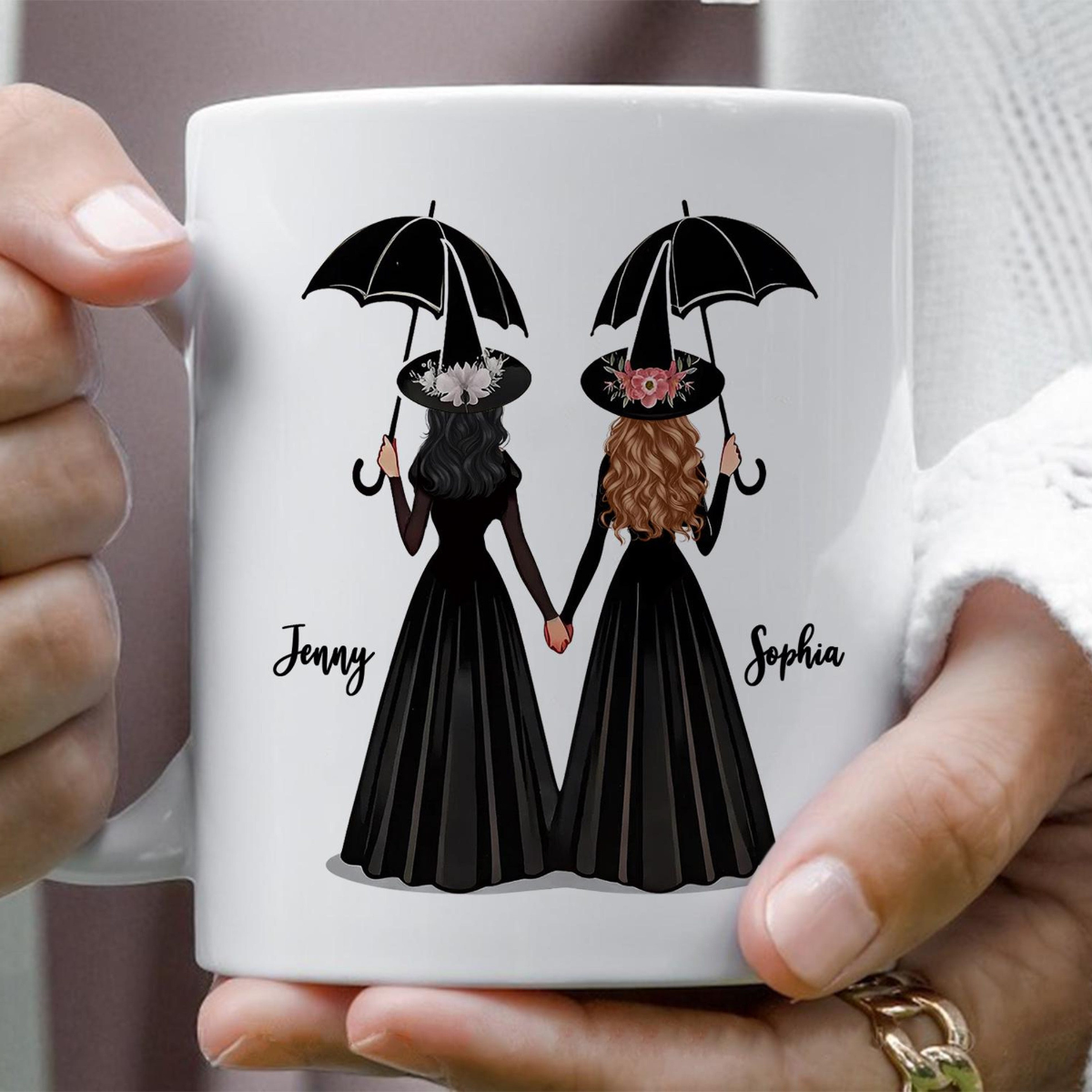 Best Friend Women Custom Magic Coffee Mug – Personalized Name Mug with Quote – Witchy Gift for Book Lovers, Halloween Coffee Cup Besties bd4d3108-8f92-41d9-816b-731a3bf8b194-5.png