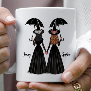 Best Friend Women Custom Magic Coffee Mug – Personalized Name Mug with Quote – Witchy Gift for Book Lovers, Halloween Coffee Cup Besties bd4d3108-8f92-41d9-816b-731a3bf8b194-5.png