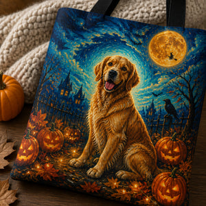 Custom Pet Portrait Halloween Moonlit AOP Tote (Photo to Art) - Personalized AOP Tote bd527419-0ae2-44fa-90c6-4d965fd39e2f.jpg