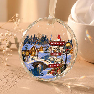 Personalized Family Christmas Ornament, Custom Member with Pet Names Ornament, Family Christmas Keepsake, Snowy Village Holiday Gift 2026 bd57a89f-e09c-4e38-84d2-ab5243e2eec6-8.jpg