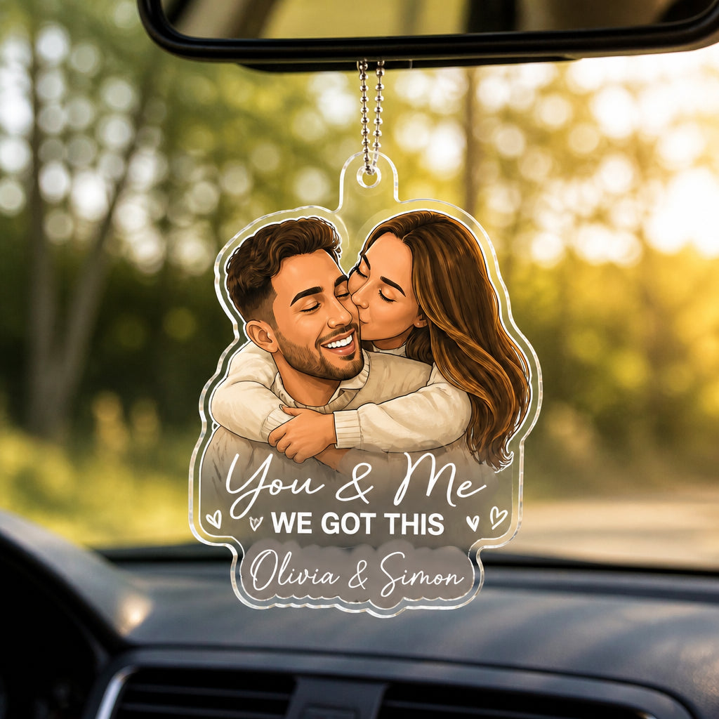 Custom Cartoon Portrait Car Suncatcher Ornament - Personalized Suncatcher Ornament bd5a2783-3f95-4467-807a-0a7f383ac32d.jpg