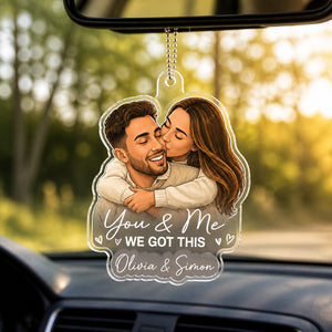 Custom Cartoon Portrait Car Suncatcher Ornament - Personalized Suncatcher Ornament bd5a2783-3f95-4467-807a-0a7f383ac32d.jpg