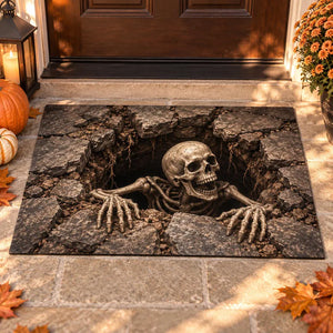 Creepy Skeleton Round Pit Halloween Doormat, 3D Optical Illusion Brick Well Rug, Scary Skeleton Floor Mat, Haunted House Outdoor Porch Decor bd5e0aab-7e9b-4c1b-8c0e-31f6a473f886-fbhesrh-1-.webp