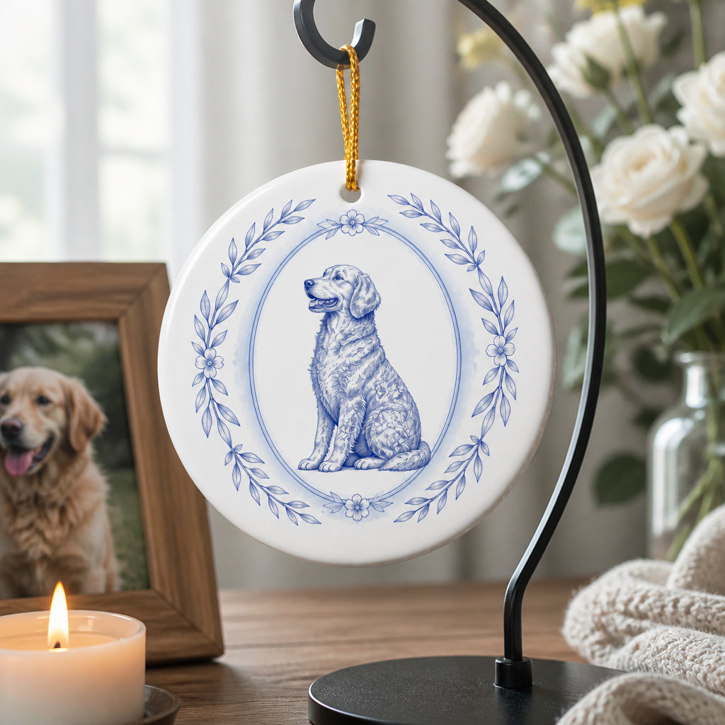 Delft Blue Pet Memorial Ornament – Name & Date - Personalized Ornament bd69512e-183a-42c8-85a7-81eb977e4318.jpg