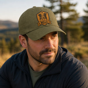 Custom Pet Portrait Printed Cap with Name — Shield Badge - Personalized Printed Cap bd7d4c86-a347-49f3-9288-460ba3cf15a9.jpg