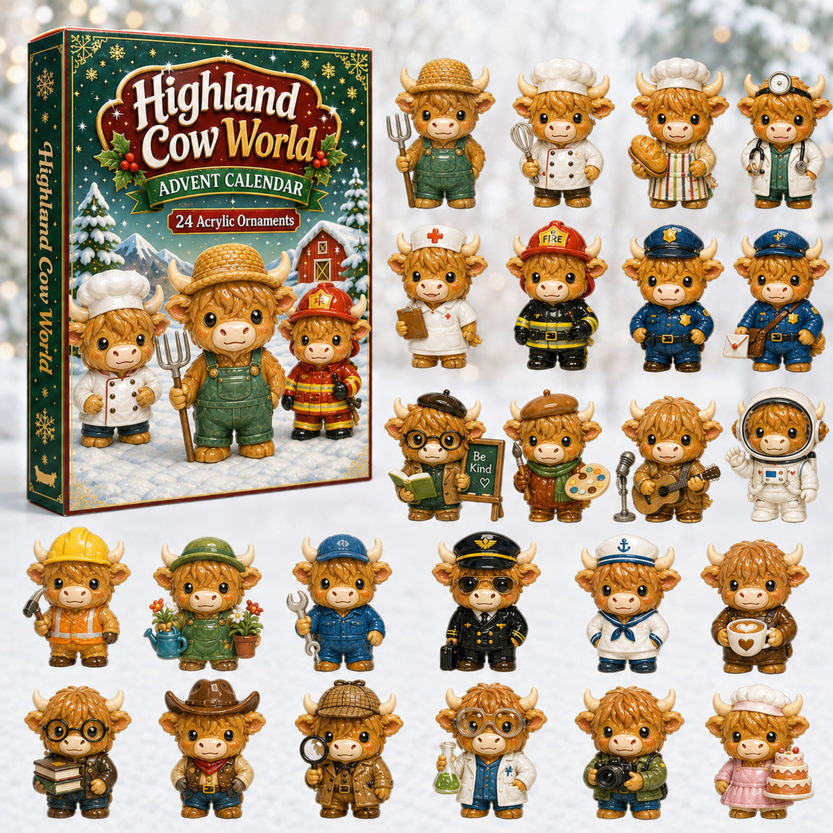 Highland Cow World Advent Calendar 2026 - 24-Day Festive Countdown, Acrylic Charms Blind Box - Gift For Highland Cow Lovers bd86e313-a93b-43dc-9540-cfabc29616d5-cow.jpg